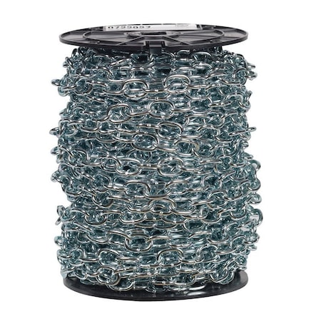 Campbell Chain & Fittings Campbell No. 2/0 Passing Link Carbon Steel Chain 3/16 in. D X 125 ft. L 722927